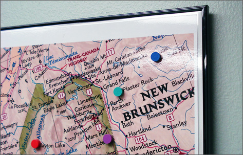 Mounted Maps up to 6x8 feet