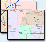 Color Cast Wall Map Example