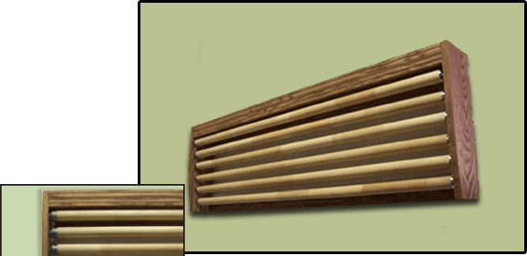 Spring Roller Wall Map Valance