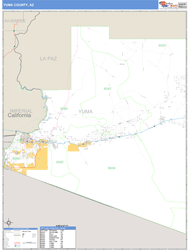 Yuma County, AZ Zip Code Wall