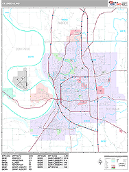 St Joseph Mo Zip Code Map Map