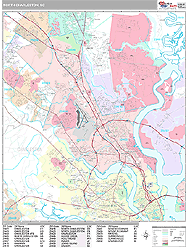 Charleston Sc Zip Code Map Maps Database Source