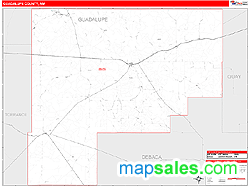 county guadalupe zip map nm wall code maps mexico