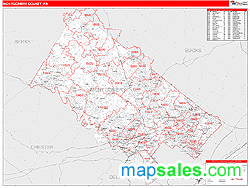 Zip Code Map For Montgomery County Pa