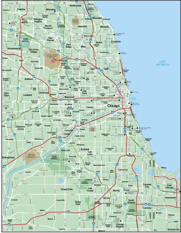 Chicago Map by Map Resources