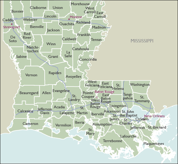 new iberia zip code map Louisiana County Zip Code Wall Maps new iberia zip code map