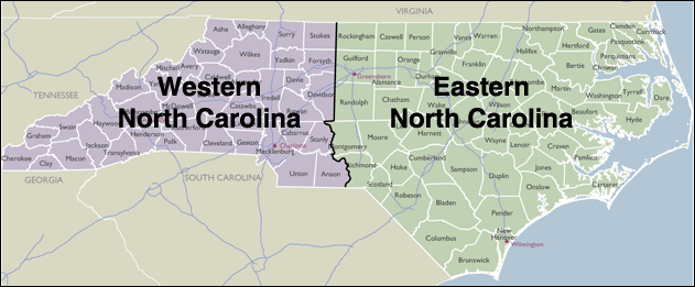 Zip Code Map Of Nc County Wall Maps of North Carolina