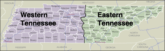 Tennessee County Zip Code Wall Maps Mapsales 6591