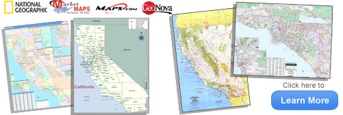 California Wall Maps