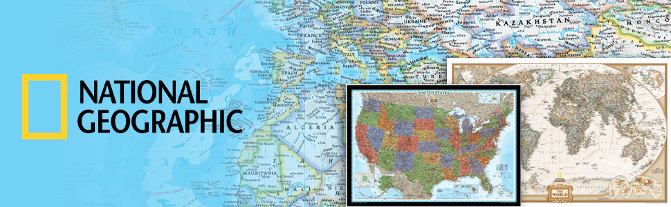Get National Geographic wall maps.