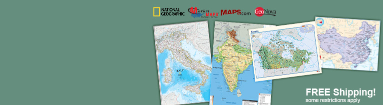 World's largest selection of Country Wall Maps