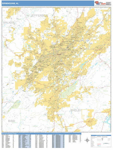 29 Birmingham Al Zip Code Map  Map Online Source