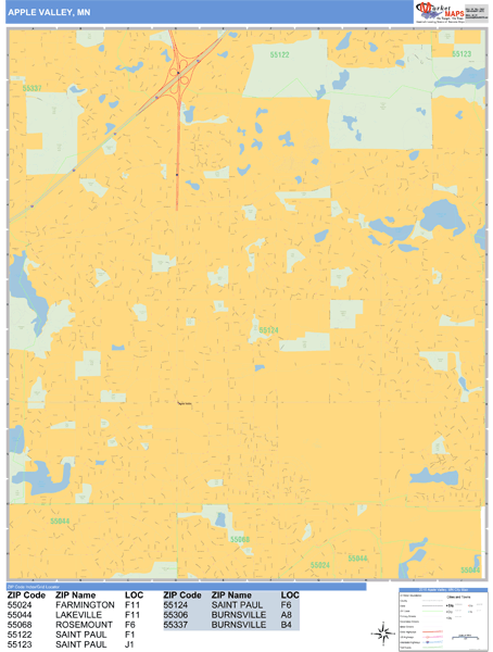 Downtown Minneapolis Zip Code Map