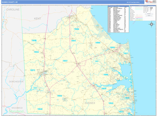 Delaware County Zip Code Map - Map Of Western Hemisphere