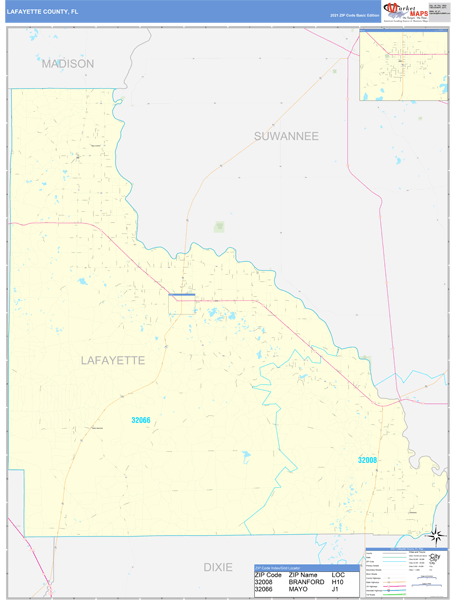 Lafayette LA Zip Code Map