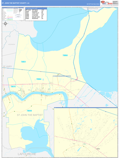 St Johns County Zip Code Map - Map