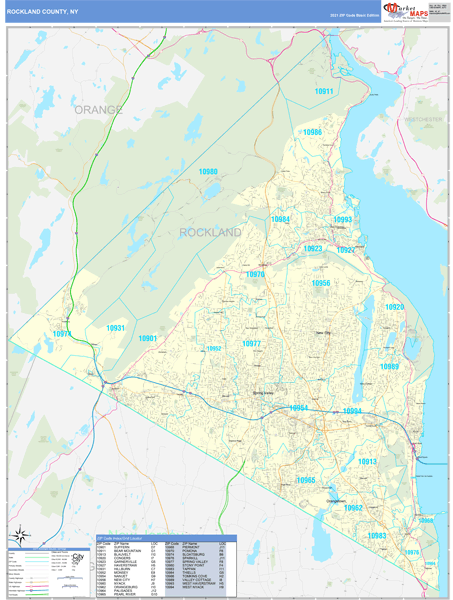 Rockland County Map Of Towns