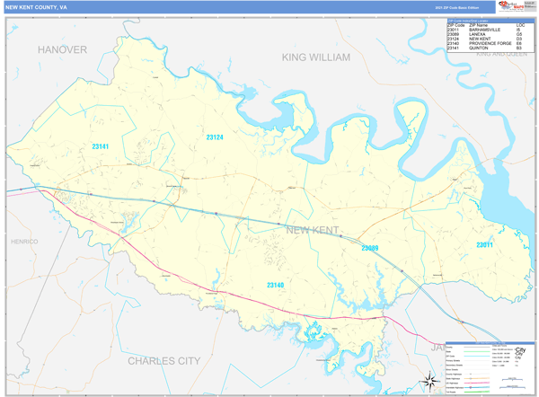 Kent County Zip Code Map