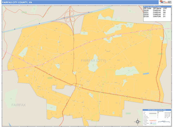 Fairfax County Zip Code Map Map 3762