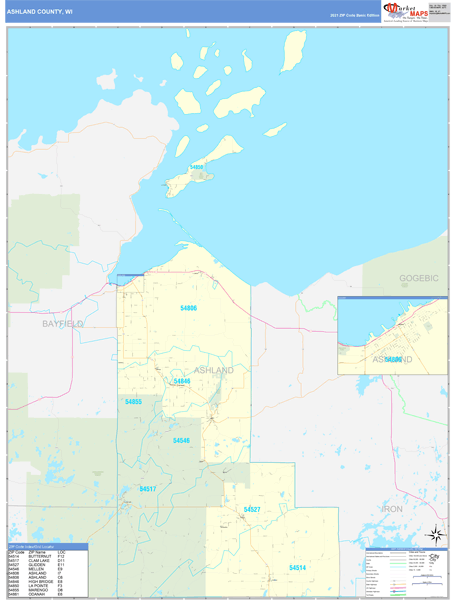 ashland wi map