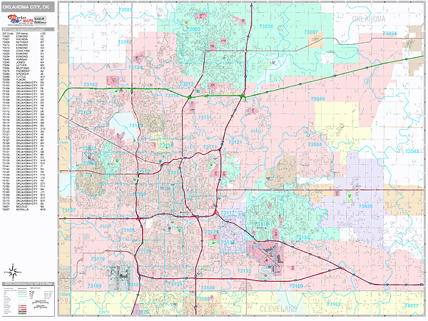 map of oklahoma city airport