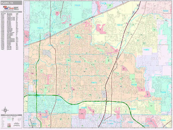 Plano Texas City Limits Map