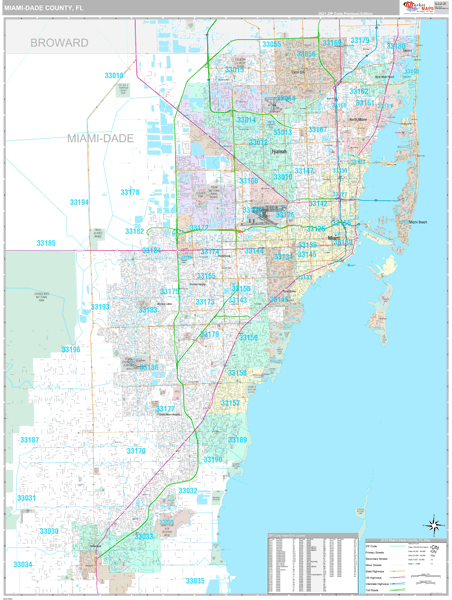 Miami Dade Zip Code Map