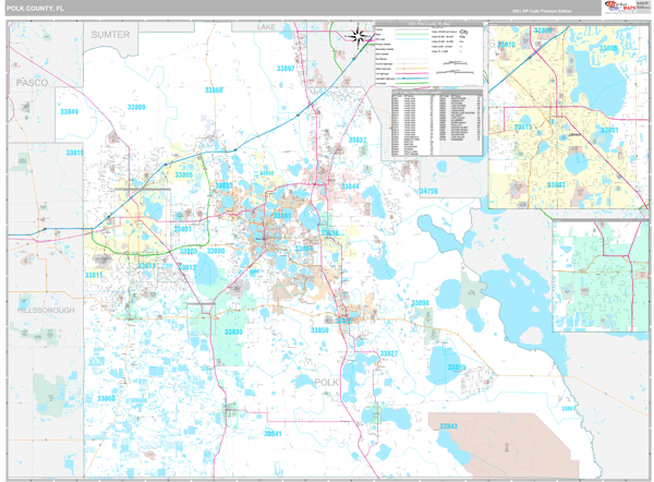 Polk County Zip Code Map