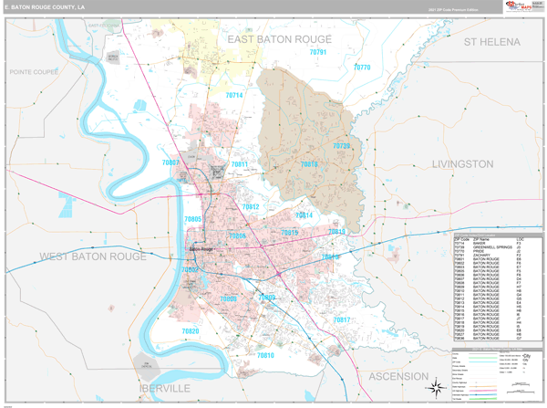 Baton Rouge Louisiana Zip Codes | Literacy Basics