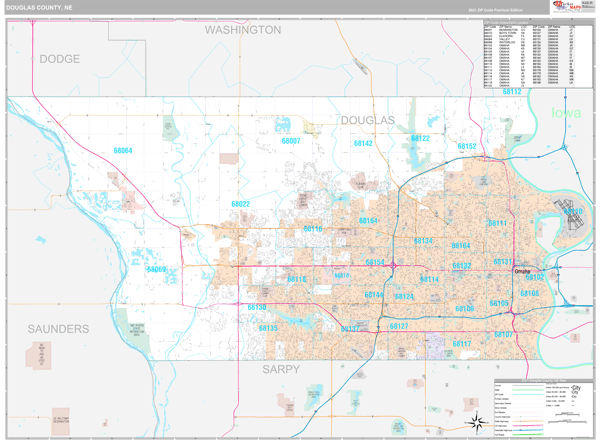 Omaha Zip Code Map Printable 7702