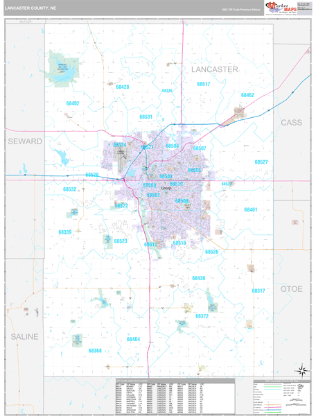 Lancaster County Pa Zip Code Map