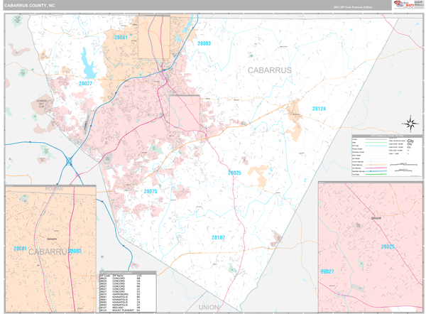 Cabarrus County Zip Codes