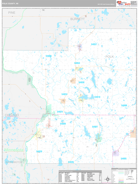 Usps Zip Code Map Wisconsin