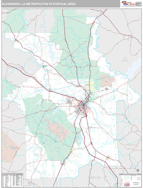 Alexandria Zip Code Map