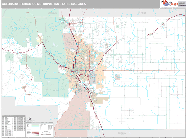 Colorado Springs Zip Code Map