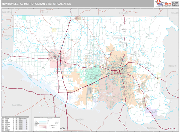 Zip Code Map For Huntsville