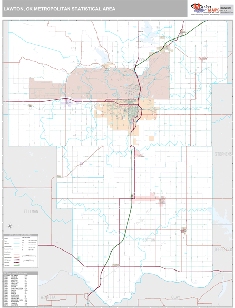 Lawton Zip Code Map