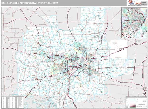 St Louis County Map With Zip Codes | Walden Wong