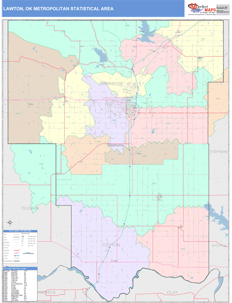 Lawton Ok Zip Code Map - Map