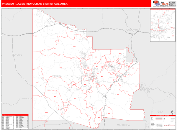 Puget Sound Wa Metro Area Zip Code Wall Map Red Line Style By Marketmaps