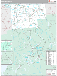 Franklin, Ny Wall Map