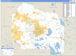 Zip Code Map Alachua County Florida - United States Map