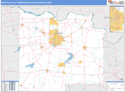 Wichita Falls Zip Code Map - United States Map