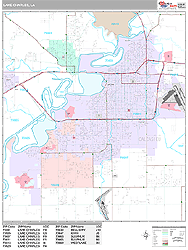 Lake Charles Louisiana Zip Code Map - United States Map