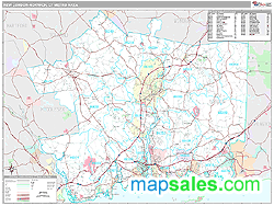 New London-Norwich, CT Metro Area Zip Code Wall Map Premium Style by ...