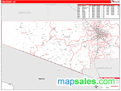 Free Pima County Zip Code Map - United States Map