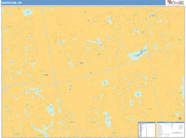 Markham Wall Map