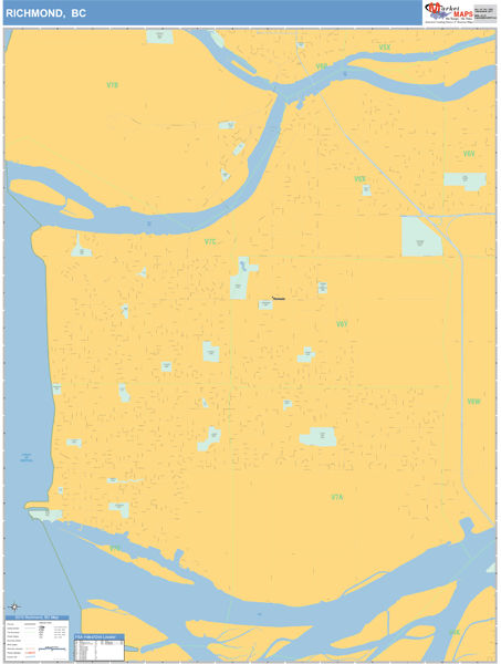 Richmond Wall Map