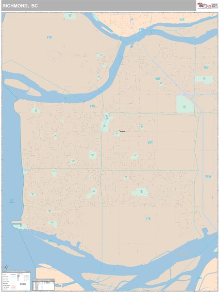 Richmond Wall Map