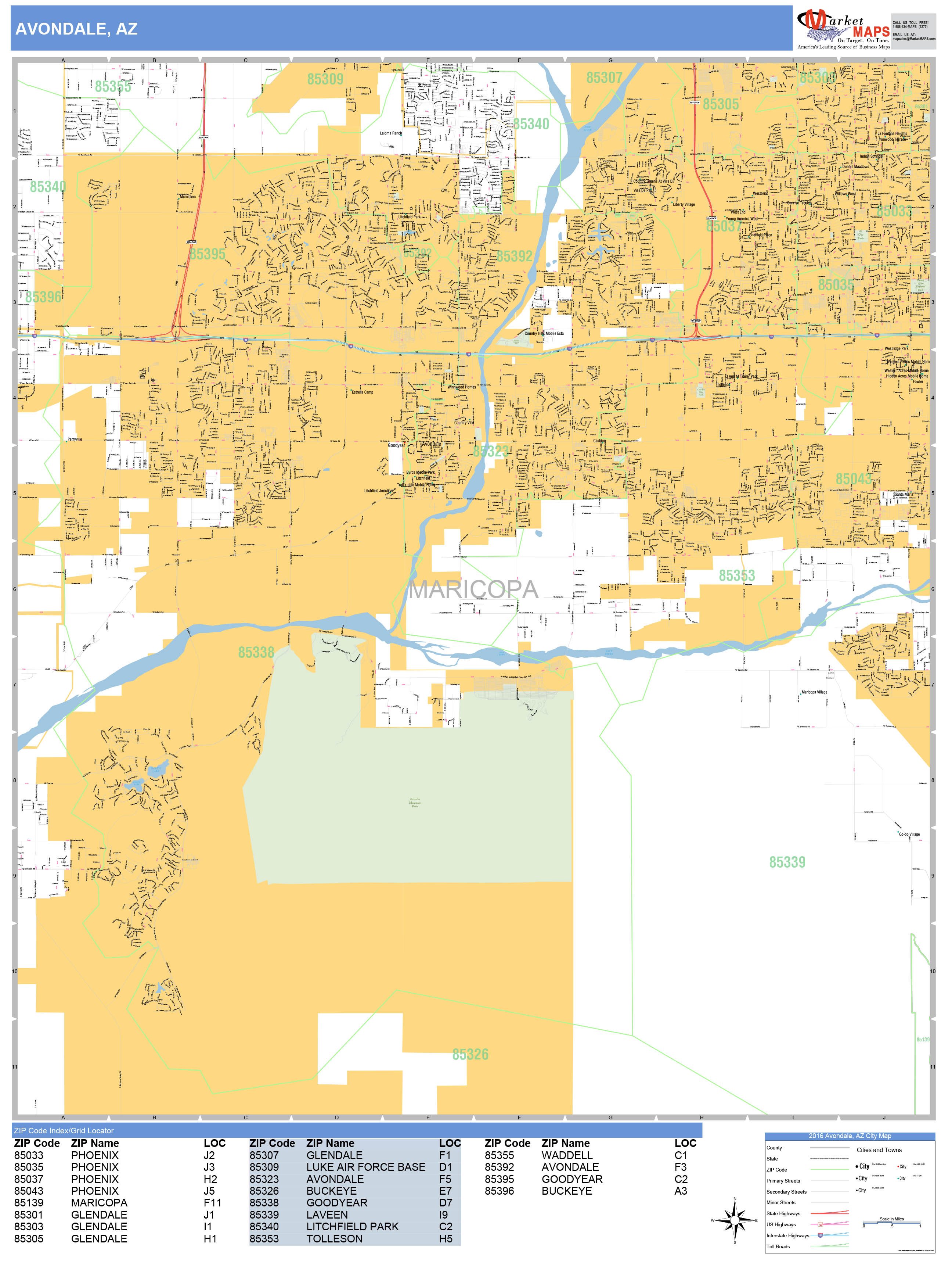 Printable Map Of Avondale Ariz Free Printable Templates 0272